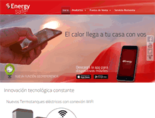 Tablet Screenshot of energy-safe.com.ar